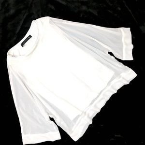 Zara Layered Oversized Top - Size XS